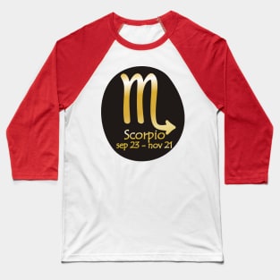 Scorpio Baseball T-Shirt